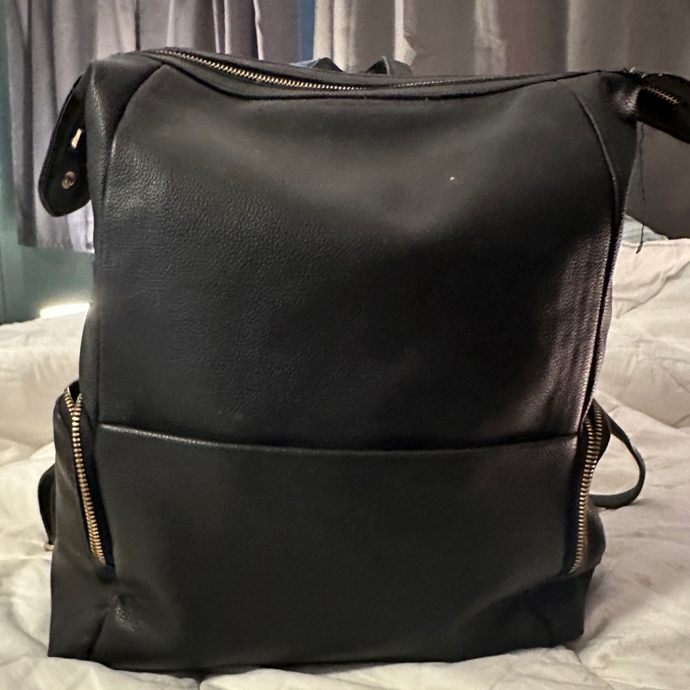 Pleather Backpack - image 1